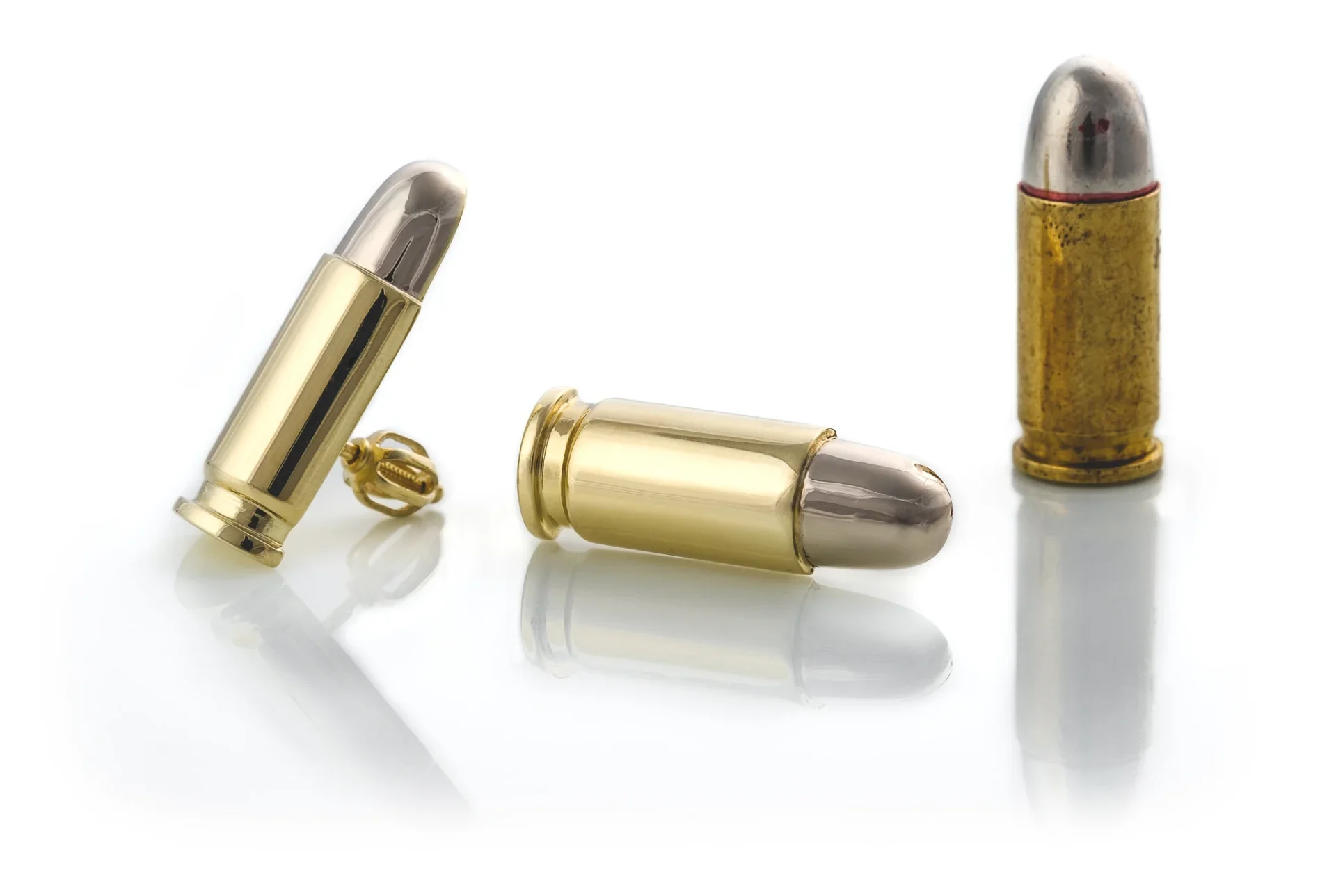 Náušnice ve tvaru náboje