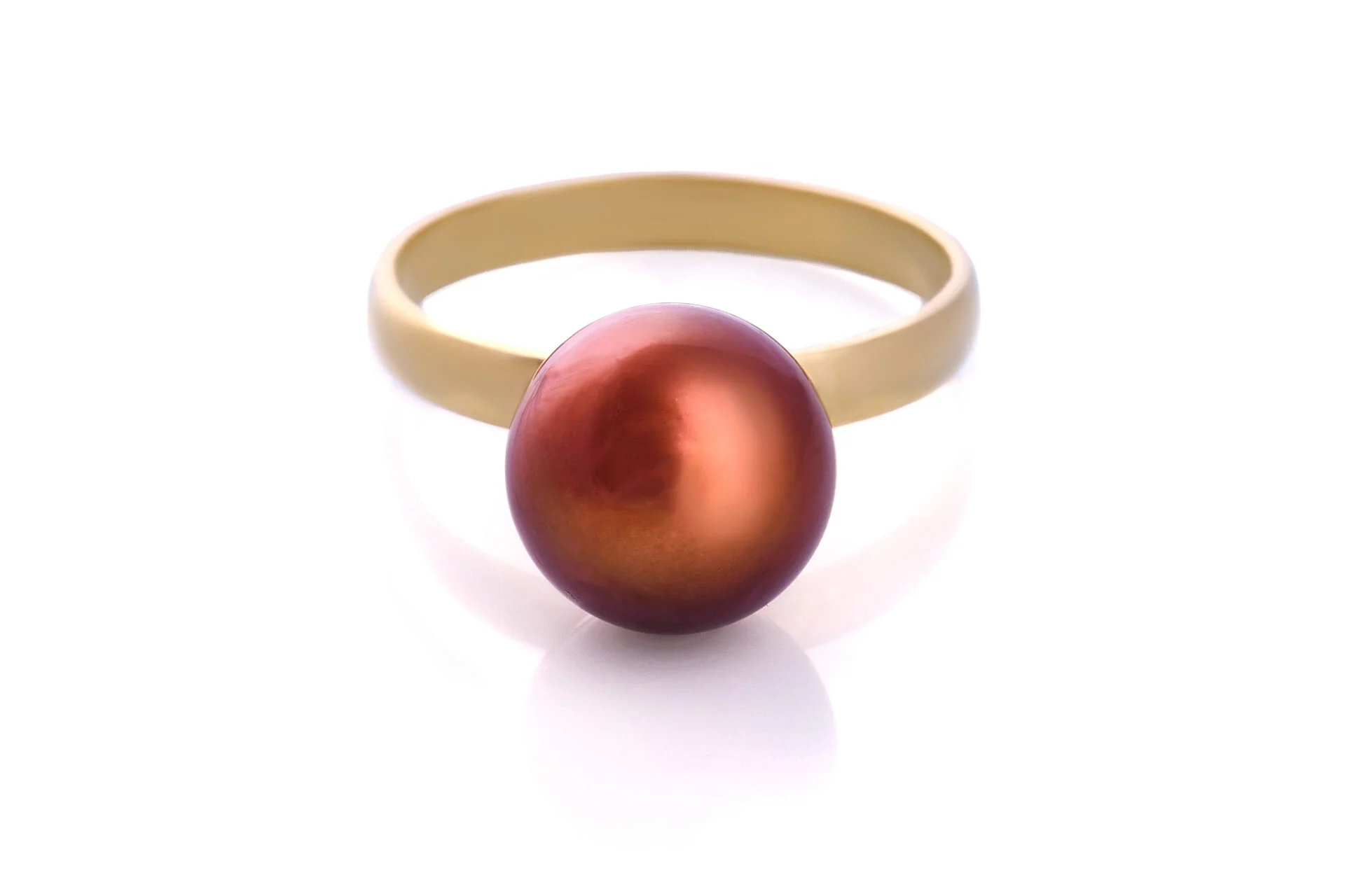 Prsten žl. hnědá perla z100349 12.5.20210406